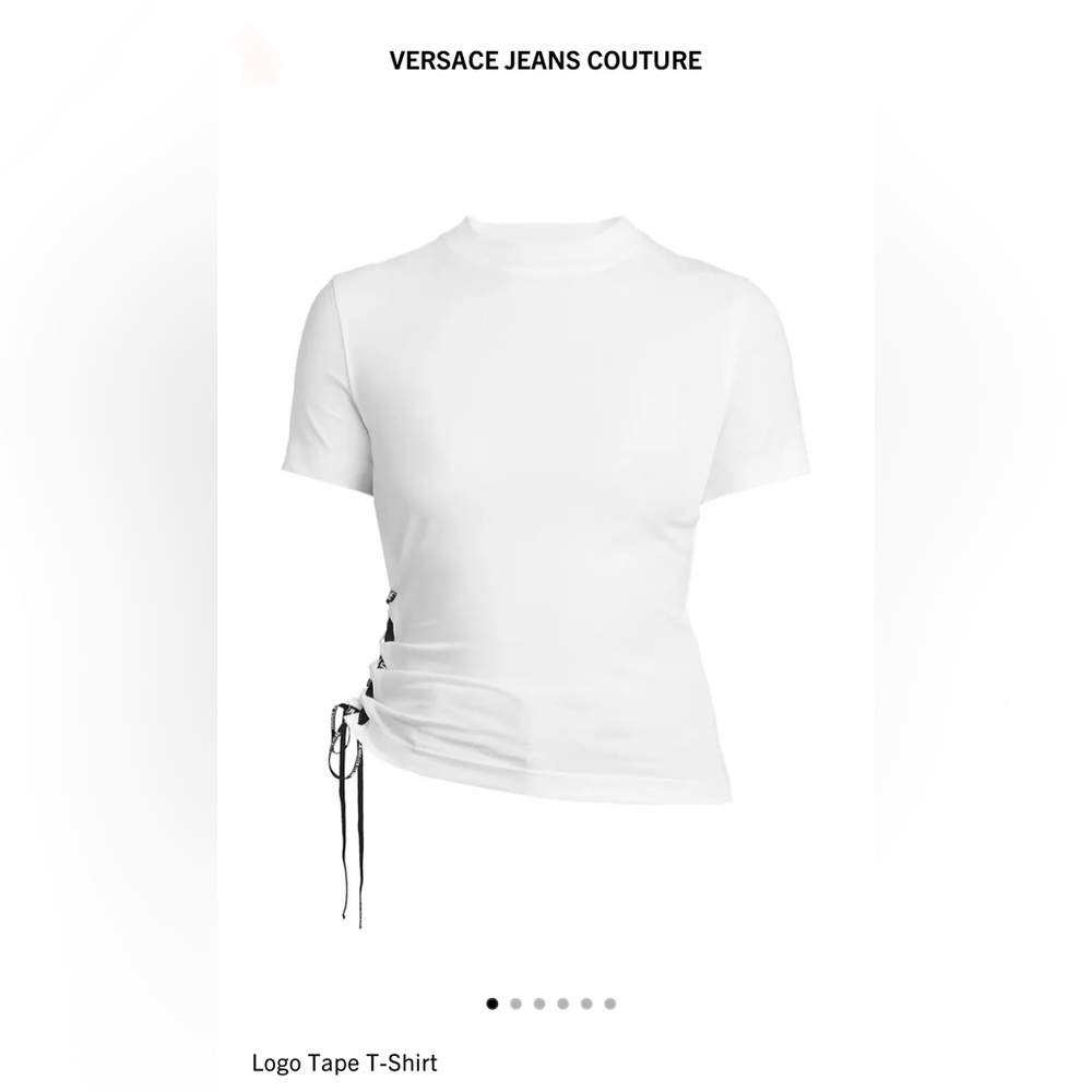 Brand new w/tags Versace Logo Tape T- shirt